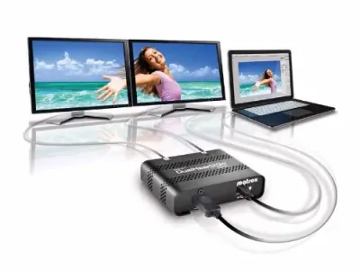 Matrox D2G-DP2D-IF - Matrox DualHead2Go Digital SE DVIDisplayPort Adapter