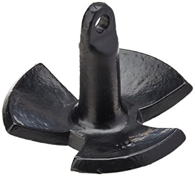 SeaSense 50074544 - SeaSense River Anchor 15Lb Blk Vinyl Coatd