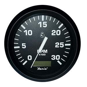 Faria Beede Instruments 32830 - Faria 4 Tachhourmeter Gauge 3000 Rpm Diesel Magnetic Pick Up