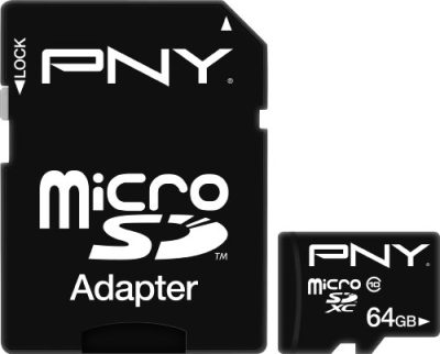 PNY Technologies P-SDUX64U1-GE - Pny P-sdux64u1-ge Professional X 64 Gb Microsd Extended Capa