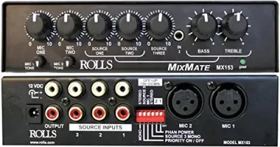 Rolls 0133-0057 - Rolls MX153 Mixmate MicLine Mixer with Accessories