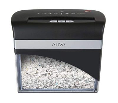 Ativa OMM83H - Ativa Omm83h 8-sheet Micro-cut Desktop Shredder - Black