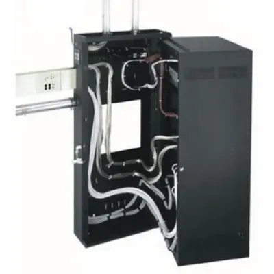 LEGRAND DWR-12-26PD - WALL RACK - STEEL - BLACK - TOOL-FREE QUICK-MOUNT SYSTEM FOR