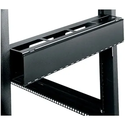 LEGRAND HHCM-2 - 2 Space (3 12in. ) Hinged Horizontal Cable Manager  Black Po
