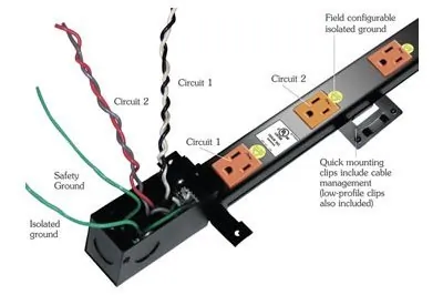 LEGRAND PDT-2020C-NS - LEGRAND-MIDDLE ATLANTIC PWR DIST PD TN1-20A CIR20 OUT