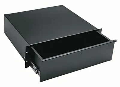 LEGRAND UD4 - 4 SPACE 7in. UTILITY DRAWER  BLACK POWDER COAT FINISH