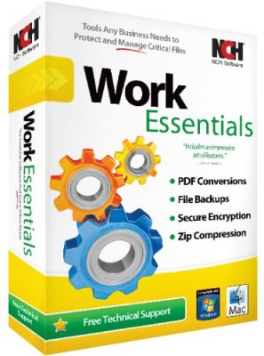 NCH SOFTWARE RET-WE001 - WORK ESSENTIALS CONVERT BACK UP