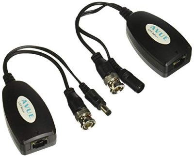 AVUE 3R5673 - Avue Passive HD Video Balun with Power - 1920 x 1080 - 250 M