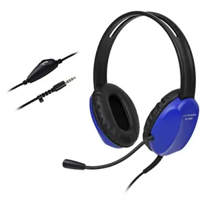 Cyber Acoustics AC-4800 - USB-A Stereo Headset with Volume Control for Calls