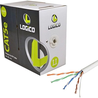 LOGICO C5EU2302 - CAT5E 24AWG 350MHZ WHITE 1000FT