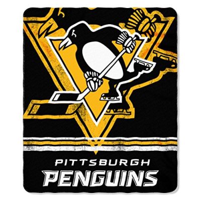 Northwest 1NHL031020018RET - Pittsburgh Penguins Fade Away Fleece Throw