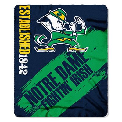 Northwest 1COL031020010RET - Notre Dame Fighting Irish Painted Fleece Throw