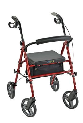 JUVO PRODUCTS SR104 - Juvo Products SR104 Deluxe Rollator (Silver)