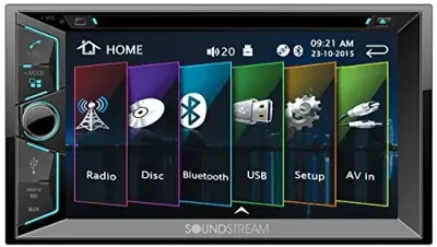 SOUNDSTREAM VR624B - SoundStream 2-DIN Bluetooth Source Unit with 6.2 Display