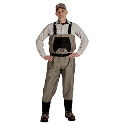 Caddis Wading Systems CA9901W-L - Caddis Mens Breathable Stockingfoot Waders - Large Tan