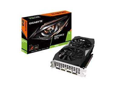 GIGABYTE GV-N1660OC-6GD - NVIDIA GeForce GTX 1660 OC 6GB Graphics Card