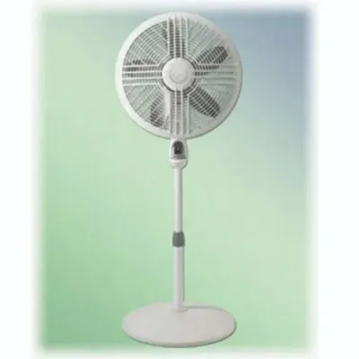 Lasko 1880 - 18-Inch Remote Control Pedestal Fan with Adjustable Height