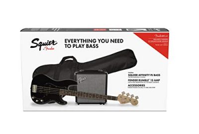 Fender 0371982006 - Squier Affnty Bass Pack Black