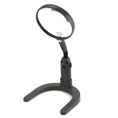 Carson GN55 - Carson 4.3 Inch Hands Free Magnifier 2x LED Lighted Detach 2