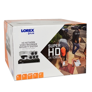 LOREX LNR8351Z - Lorex LNR8351Z 8-Channel 3TB 4K NVR Security System wLorex S