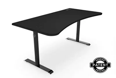 Arozzi ARENA-NA-PURE BLACK - Arozzi ARENA Gaming Desk - Pure Black Finish