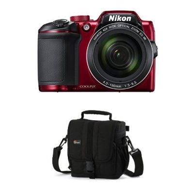 Nikon 26508 - Nikon 26508 Coolpix B500 16 Megapixel Compact Camera - Red -
