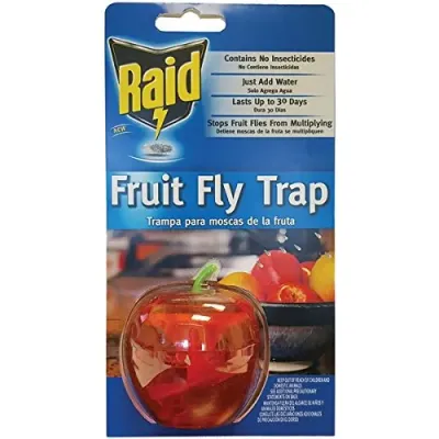 PIC PEPCOFFTARAID - Effective Fruit Fly Trap - Safe & Discreet Kitchen Solution