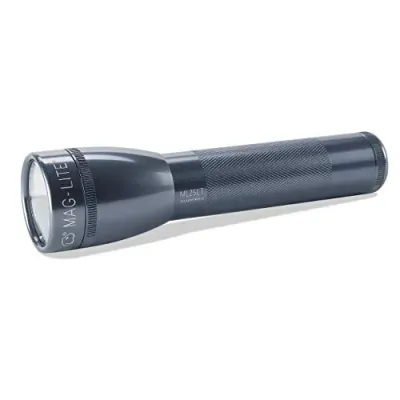 Maglite ML25LT-S2096 - MAGLITE ML25LT 177-Lumen LED C-Cell Flashlight - Gray