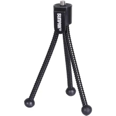 Sunpak RA13786 - Sunpak Flexible Leg Mini Spider Tripod - 5 Inches