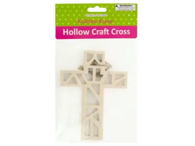 krafters korner AC011 - Hollow Wooden Craft Crosses Set