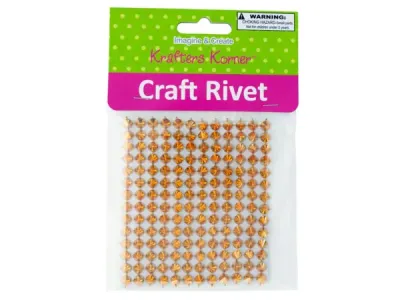 krafters korner AC014 - Mini Gold Cone Studs for Craft Projects