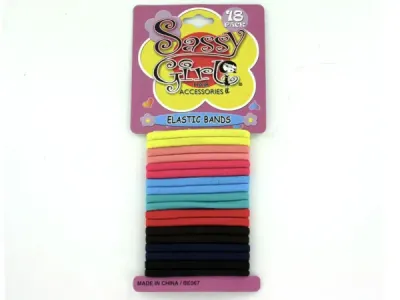 sassy girl BE067 - Colored Elastic Hair Bands