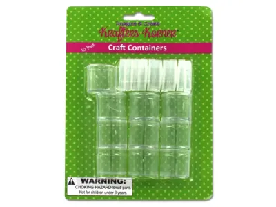 krafters korner CC156 - Small Plastic Craft Containers