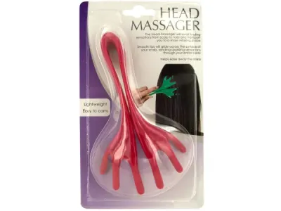 bulk buys GC667 - Flexible Plastic Head Massager