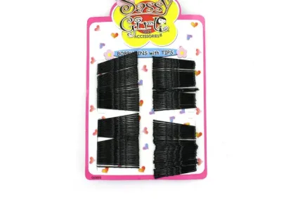 sassy girl GG063 - Premium Black Hair Styling Bobby Pins - Pack of 144