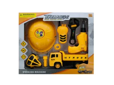 bulk buys GH499 - Interactive Construction Play Set with Friction Truck