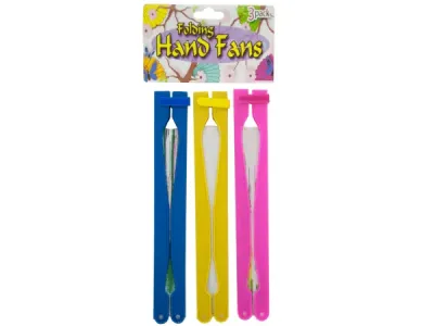 Bulk Buys GL652 - Folding Hand Fans Set