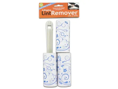 bulk buys GR030 - Pet Hair and Lint Remover Roller Set with Refills