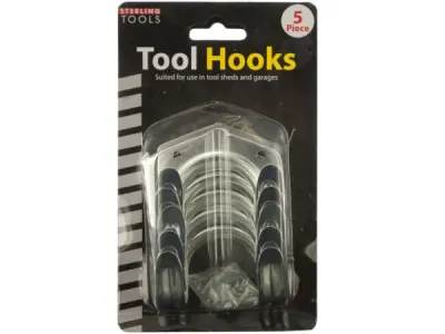 STERLING GR212 - Heavy-Duty Metal Tool Hooks for Garage Storage