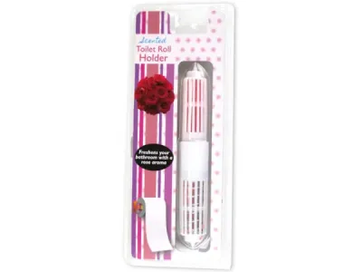 Bulk Buys HA113 - Rose Scented Toilet Paper Roll Holder
