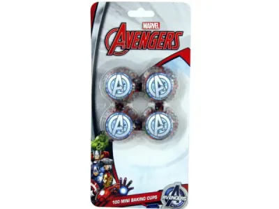 bulk buys HA440 - Avengers Themed Mini Cupcake Liners - 100 Count