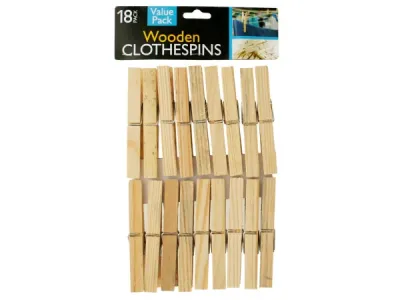 bulk buys HB009 - Wooden Clothespins