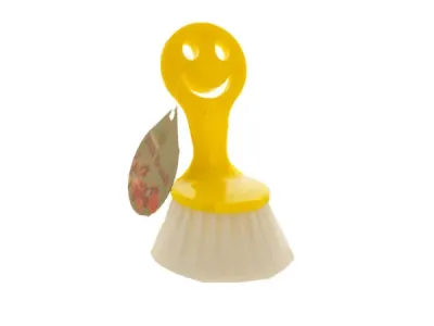 bulk buys HB056 - Cheerful Smiley Face Dish Cleaning Brush