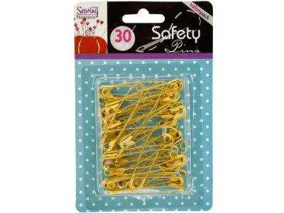 STERLING HD002 - Jumbo Gold Tone Safety Pins
