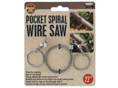 Coghlans HH213 - Compact Pocket Spiral Wire Saw for Camping and Hiking