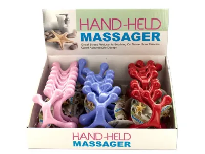 HOMEDICS HR217 - Compact Handheld Massager with Quad Acupressure Design