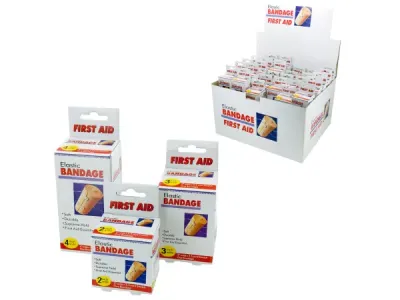 bulk buys HT799 - Assorted Elastic Bandage Display for First Aid