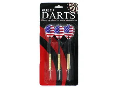 bulk buys KB822 - Hard Tip Darts with American Flag Design