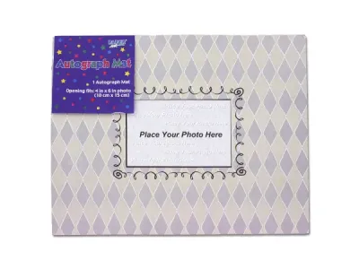bulk buys KH932 - New Years Autograph Photo Mat