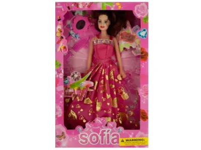 bulk buys KL257 - Stylish Party Night Doll with Accessories for Girls